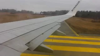 [HD] Ryanair 737 - Very rough takeoff from Oslo Rygge with DE-ICE