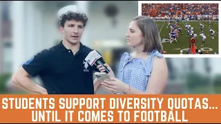 Students Support Diversity Quotas...Until It Comes to Football