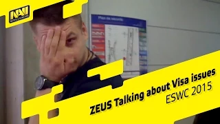 Na'VI Zeus talking about Visa issues @ ESWC 2015 (ENG SUBS)