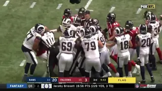 Aaron Donald VS Devonta Freeman. FIST FIGHT!!