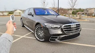 NEW 2022 Mercedes Benz S580 4Matic Sedan: Start Up, Exhaust, Walkaround, POV, Test Drive and Review