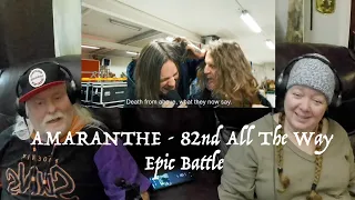 AMARANTHE - 82nd All The Way - EPIC STORY - Grandparents from Tennessee (USA) react - first time