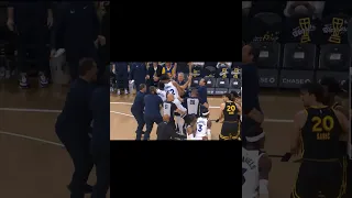 🏀 Warriors Draymond Green headlocks Timberwolves Rudy Gobert Klay Thompson & Jaden McDaniels Fight🏀