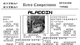 NES Vs Game Boy Color - Aladdin