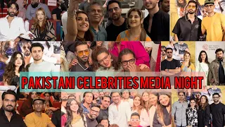 Yasir Hussain - Humayun Saeed - Fahad Mustufa - Kubra -Hotel JaaneJaan Media Night - Arts Council