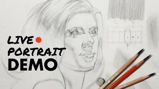 Female Head Drawing Livestream W/ Brian Knox