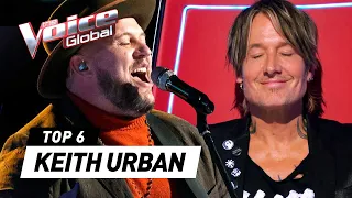 Best KEITH URBAN Blind Auditions on The Voice