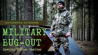 24h MILITARY BUGOUT / SPECIAL FORCES MYLAR SURVIVAL SHELTER /  NO SLEEPING BAG