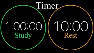 Study timer ✏️공부 asmr📚 🔥장작타는 소리🔥 ☔️빗소리💧 공부 타이머⏱  10시간 공부 집중력 таймер для учебы и работы