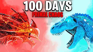 I Survived 100 Days in Ark Ascended Primal Chaos