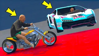 GTA 5 ONLINE 🐷 MOTO VS ZENTORNO !!! 🐷LTS🐷DAJE !!