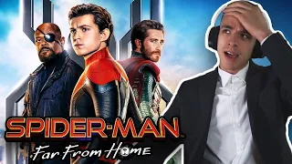 END OF PHASE 3! Spider-Man Far From Home (2019) Movie Reaction! FIRST TIME WATCHING!