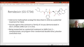 Webinar - COVID-19 antivirals and vaccines – what prospects? With Dr Andy Riordan