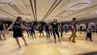 21 Forever Line Dance Demonstration with Maggie Gallagher, Windy City event, Chicago