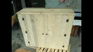 DIY Cabinet with pallets wood