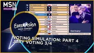 Eurovision Song Contest 2019: Voting simulation (Part 4) - Jury voting 3/4