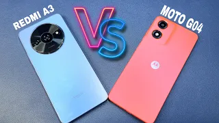 Best budget smartphone: Redmi A3 Vs Moto G04 comparison