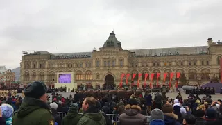 Парад на Красной Площади 7 ноября 2017 года.