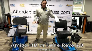 Pride Revo 2.0 vs Amigo HD Electric Scooter