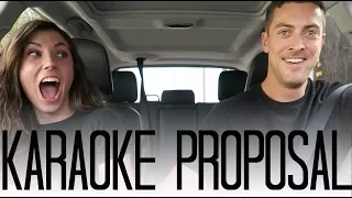 SURPRISE Carpool Karaoke Proposal!