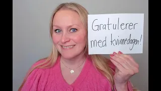 Video 1021 GRATULERER MED KVINNEDAGEN!