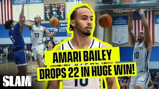 Amari Bailey WENT OFF FOR 22 In Sierra Canyon's HUGE WIN Over St. Augustine 🤩