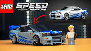 ЛЕГЕНДАРНЫЙ Nissan Skyline GTR 34 из Форсаж | Обзор Lego 76917 Nissan Skyline GT-R 2