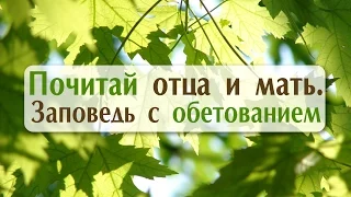 Проповедь: "Почитай отца и мать. Заповедь с обетованием" (Алексей Коломийцев)