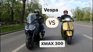 2023 Vespa 300 GTS vs Yamaha X-Max 300 | Ce scuter sa-mi iau?