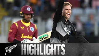 Ferguson 5-21, Pollard 75* in Eden Park Thriller | BLACKCAPS v West Indies | KFC T20I 1 2020