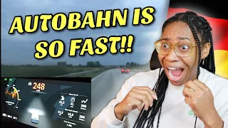 AMERICAN REACTS TO GERMAN AUTOBAHN 😳 (WHAT IS IT REALLY LIKE TO DRIVE IN GERMANY?!)