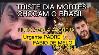 CHORO NA IGREJA TRISTE LUTO PADRE FÁBIO DE MELO INFELIZMENTE TEVE CONFIRMADO MORTE DE AMIGO