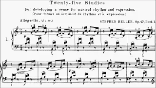 Heller 25 Studies Op.47 No.1 Sheet Music