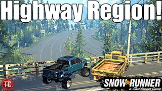 SnowRunner: THE HIGHWAY HAULING REGION IS HERE! How To GET STARTED!