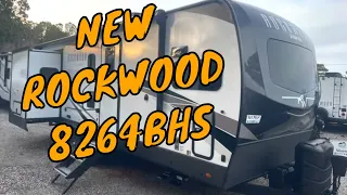 NEW 2023 FOREST RIVER ROCKWOOD SIGNATURE 8264BHS Bunk Beds Dodd RV Walkthrough Floorplan Solar