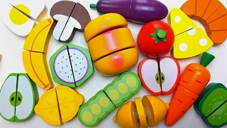 Oddly Satisfying Video | Cutting Wooden Fruits and Vegetables ASMR