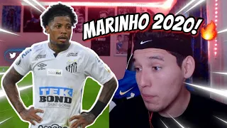 REACTION  Marinho 2020! Santos Dribbling Skills & Goals🔥