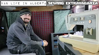 Van Life - Curtain Sewing Extravaganza