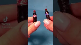 COCA COLA VS PEPSI MINIATURE FOR DOLL? КОКА КОЛА ИЛИ ПЭПСИ МИНИАТЮРЫ ДЛЯ КУКОЛ! #shorts #куклы