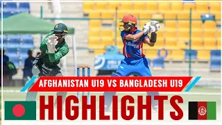 Sri Lanka U19 vs Bangladesh U19, Match Highlights | U19 Tri Series | ACB