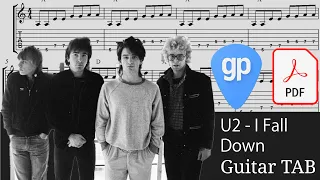 U2 - I FALL DOWN - October (1981) Guitar Tabs [TABS]