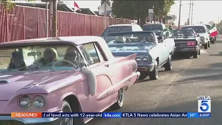 Locals upset over LAPD's "No Stopping" signs ahead of lowrider cruise event in Highland Park