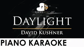 David Kushner - Daylight - Piano Karaoke Instrumental Cover with Lyrics