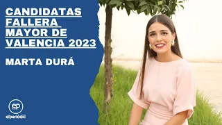 Entrevista a Marta Durá, candidata a Fallera Mayor de Valencia 2023