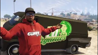 Playing as Franklin (And Lamar) in GTA Online - Mission - Short Trip #3: OG Kush