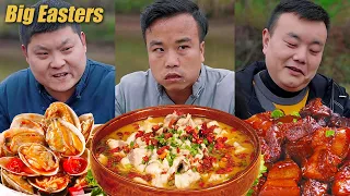 Full of seafood and chunks of meat | TikTok Video|Eating Spicy Food and Funny Pranks|Funny Mukbang