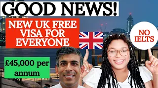 GOOD NEWS! NEW UK 🇬🇧 FREE VISA LAUNCHED TODAY FOR EVERYONE| NO IELTS | FREE ACCOMMODATION