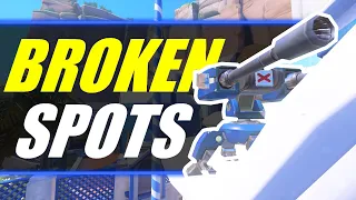 9 More Broken Torbjörn Turret Spots! (Overwatch 2)