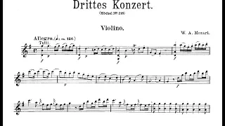 Mozart Violin Concerto 3 Allegro (First Movement)