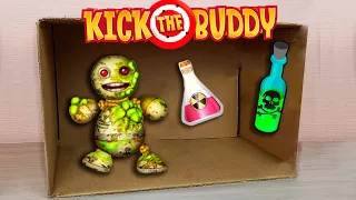Kick The Buddy DIY - How to Make from Cardboard 4 Different Ways